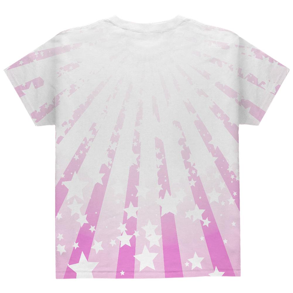 Death Metal Rainbow Unicorns All Over Youth T Shirt Youth T-Shirts Old Glory