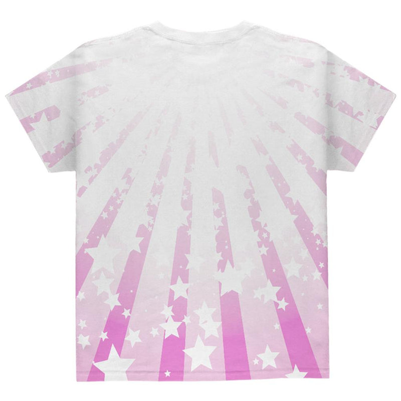 Death Metal Rainbow Unicorns All Over Youth T Shirt Youth T-Shirts Old Glory