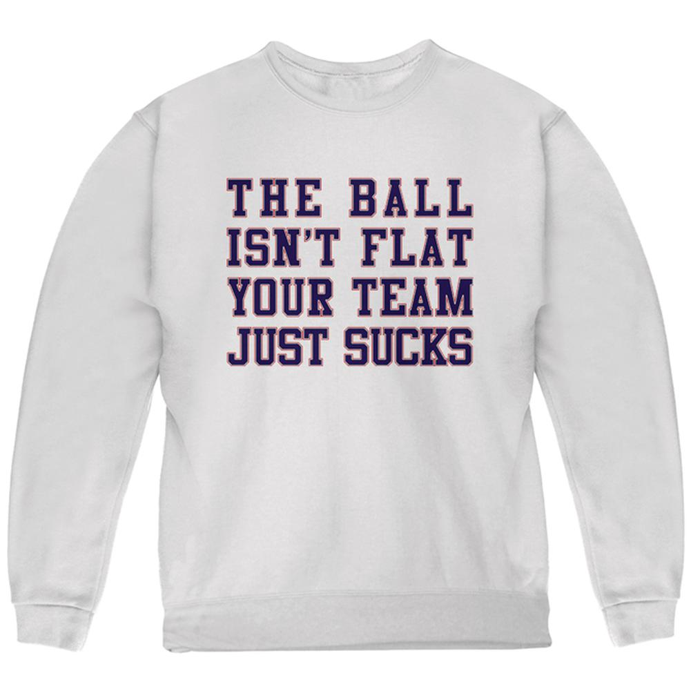 Deflategate Your Team Sucks Youth Sweatshirt Youth Sweatshirts Old Glory LG White