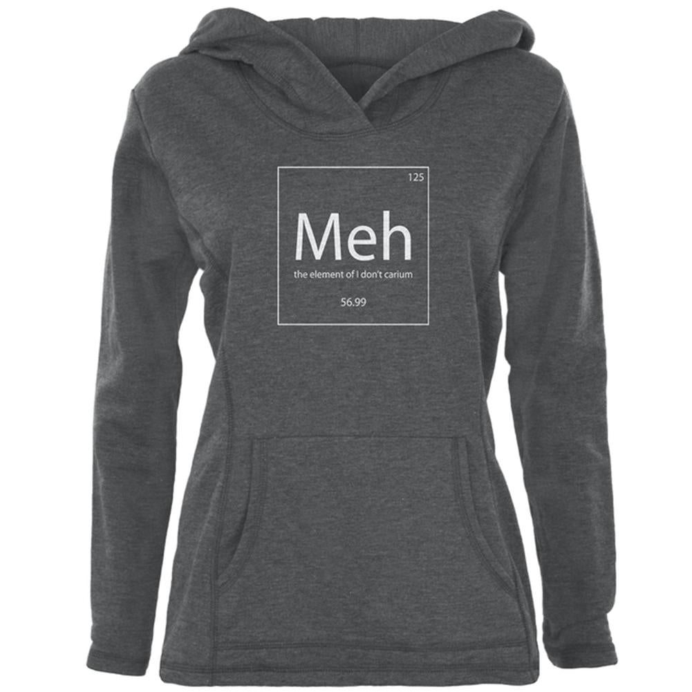 Meh Periodic Table Womens Pullover Hoodie Women's Hoodies Old Glory 2XL Heather Dark Grey