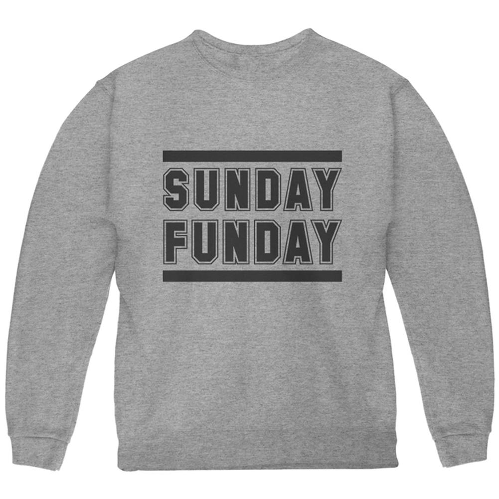 Sunday Funday Youth Sweatshirt Youth Sweatshirts Old Glory LG Storm Grey