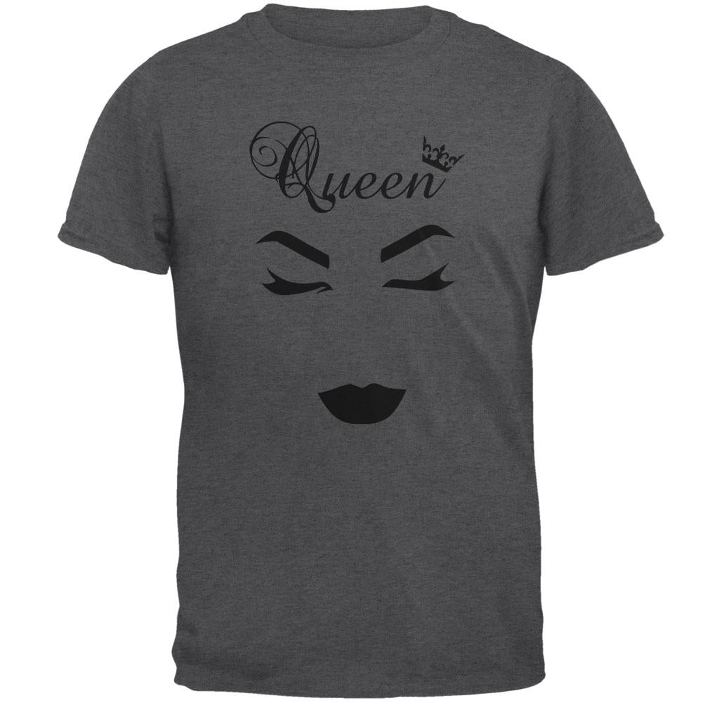 Makeup Queen Minimalist Art Mens T Shirt Men's T-Shirts Old Glory 2XL Dark Heather