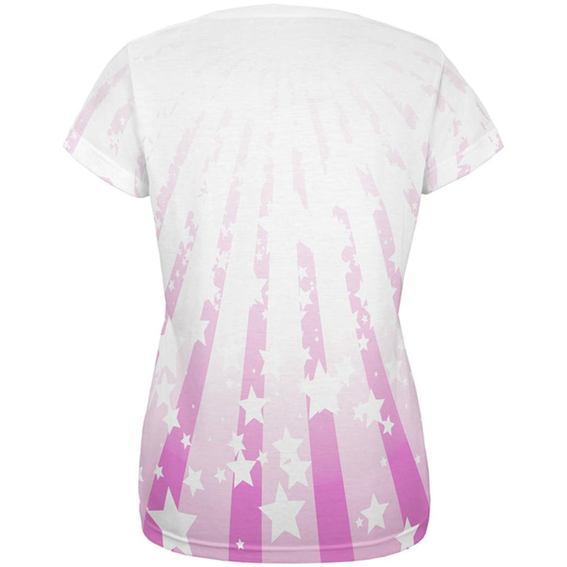 Death Metal Rainbow Unicorns All Over Womens T Shirt Women's T-Shirts Old Glory