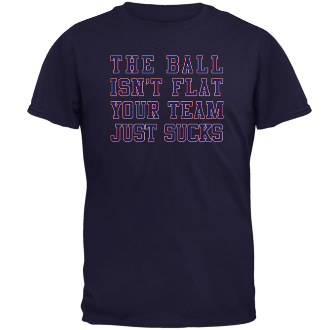 Deflategate Your Team Sucks Mens T Shirt Men's T-Shirts Old Glory 2XL Navy