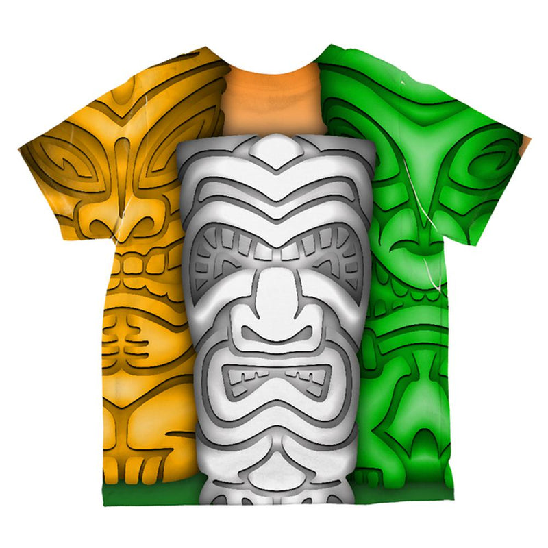 St Patricks Day Tiki Glass Party All Over Toddler T Shirt Toddler T-Shirts Old Glory