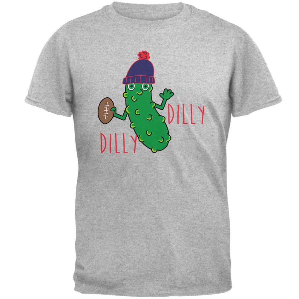 Vegetable Pickle Dilly Dilly Football Mens T Shirt Men's T-Shirts Old Glory 2XL Heather