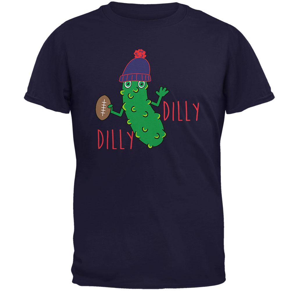 Vegetable Pickle Dilly Dilly Football Mens T Shirt Men's T-Shirts Old Glory 2XL Navy