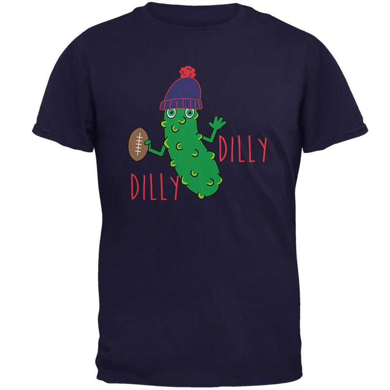 Vegetable Pickle Dilly Dilly Football Mens T Shirt Men's T-Shirts Old Glory 2XL Navy
