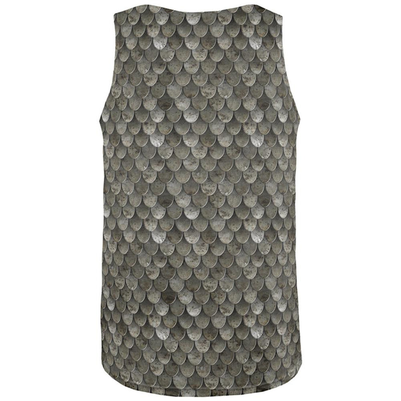 Halloween Steel Scale Armor Costume All Over Mens Tank Top Men's Tank Tops Old Glory