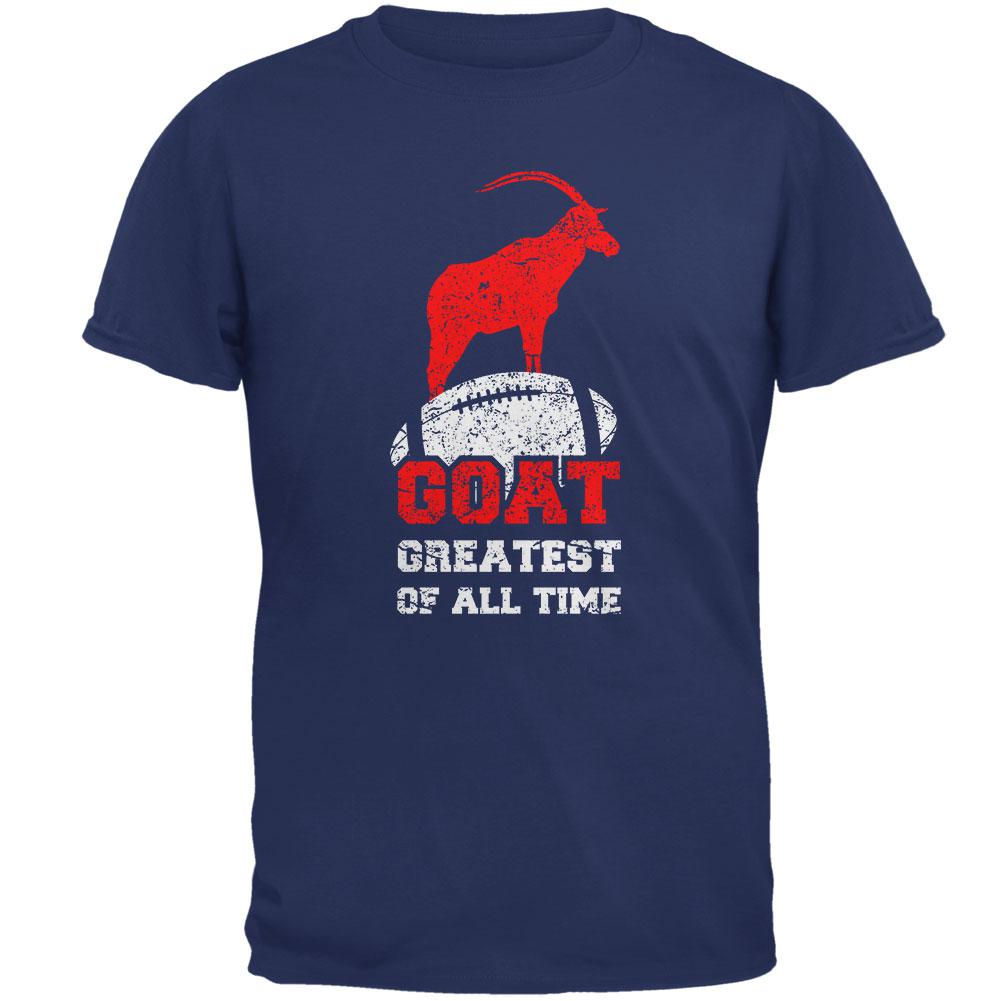 GOAT Greatest of all Time Mens T Shirt Men's T-Shirts Old Glory 2XL Metro Blue