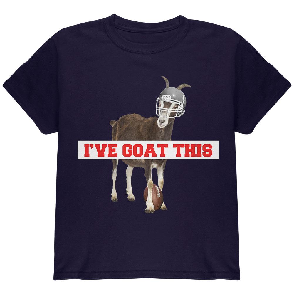 I've Goat This Football Youth T Shirt Youth T-Shirts Old Glory LG Navy
