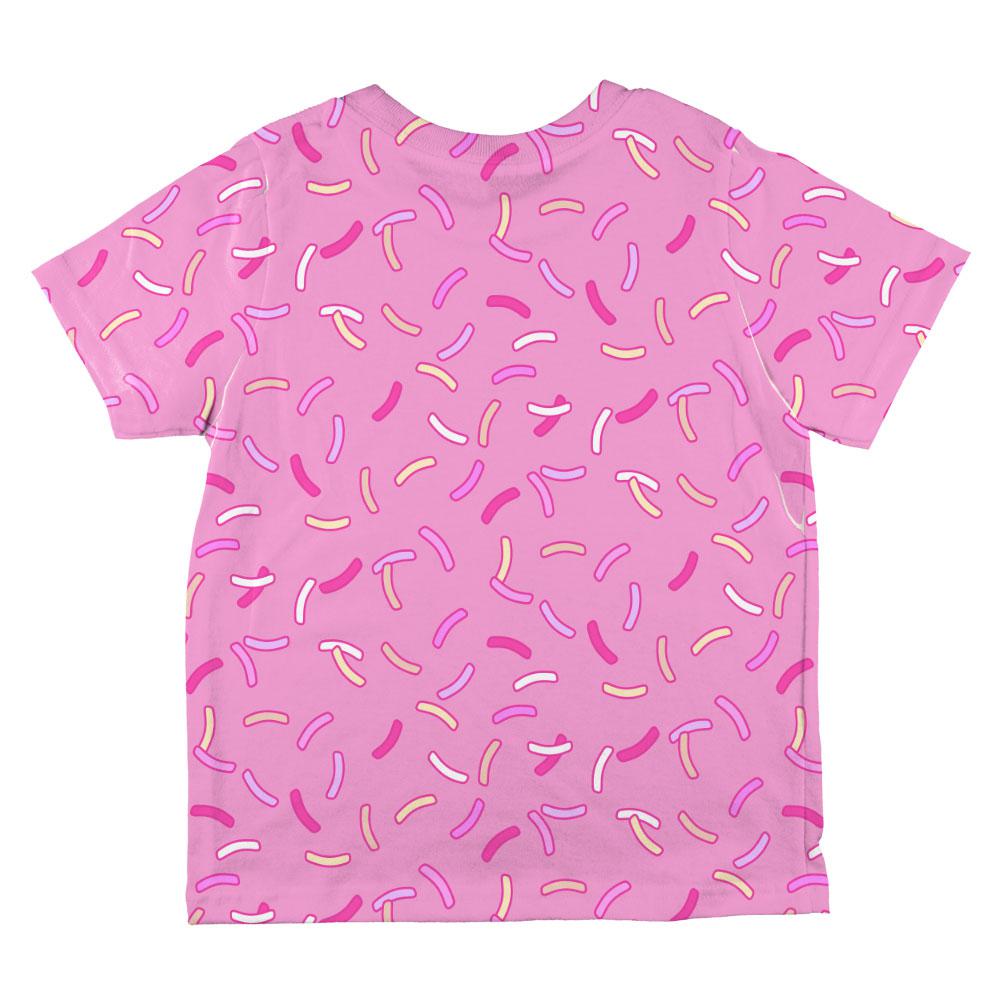 Pastel Strawberry Sprinkles All Over Toddler T Shirt Toddler T-Shirts Old Glory