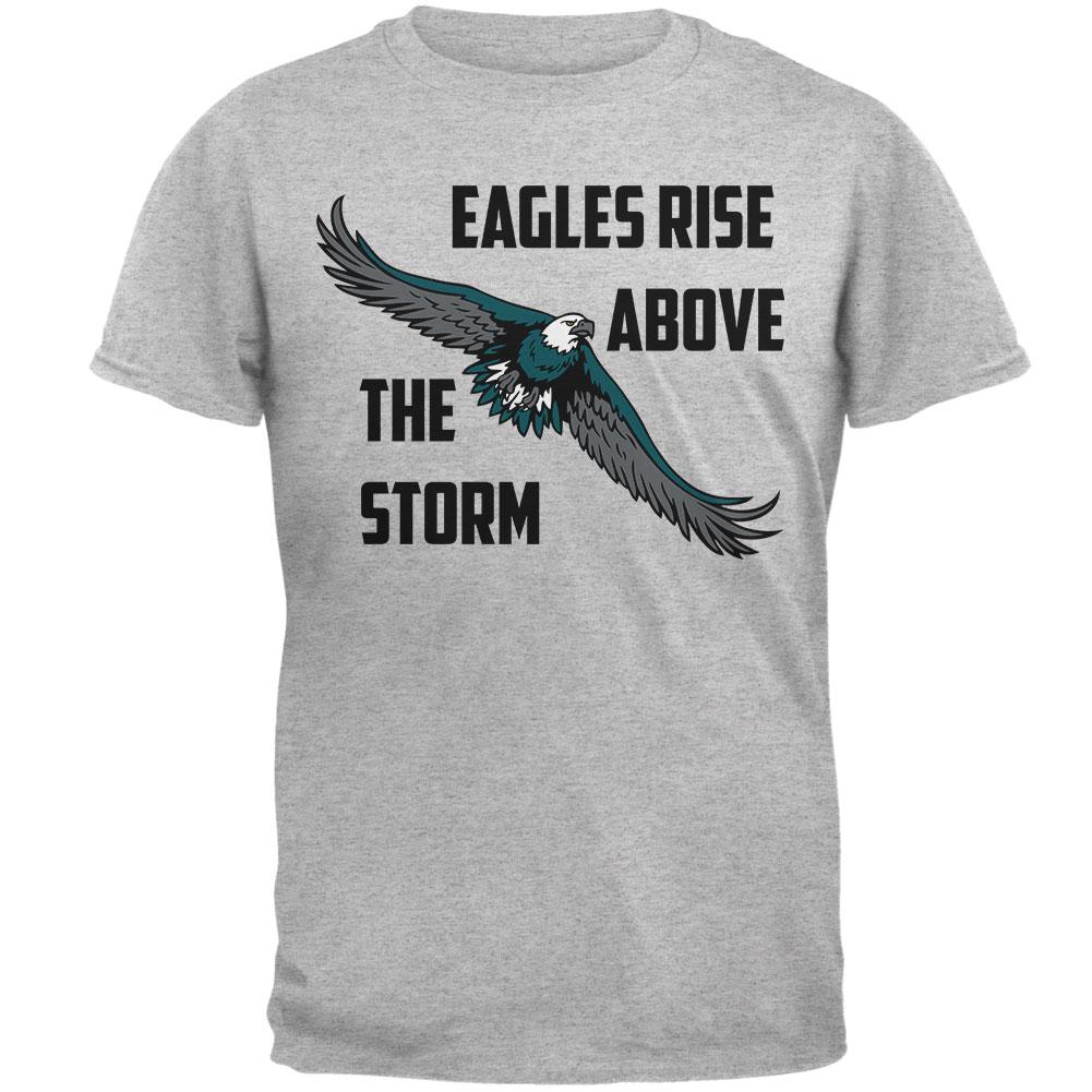Eagles Rise Above The Storm Mens T Shirt Men's T-Shirts Old Glory 2XL Heather