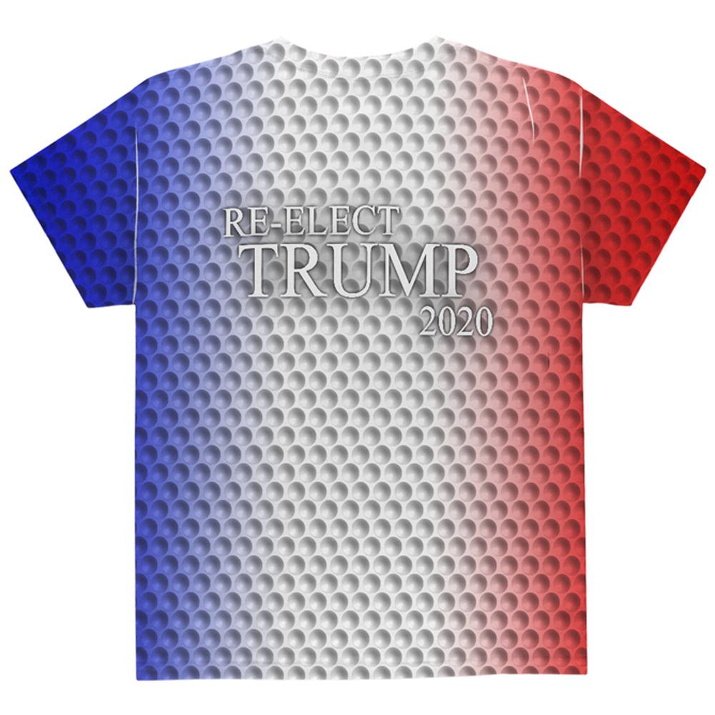 Re-Elect Trump 2020 Keep America Great Golf All Over Youth T Shirt Youth T-Shirts Old Glory