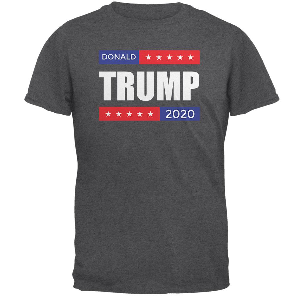 Election 2020 Stacked Donald Trump Mens T Shirt Men's T-Shirts Old Glory SM Dark Heather
