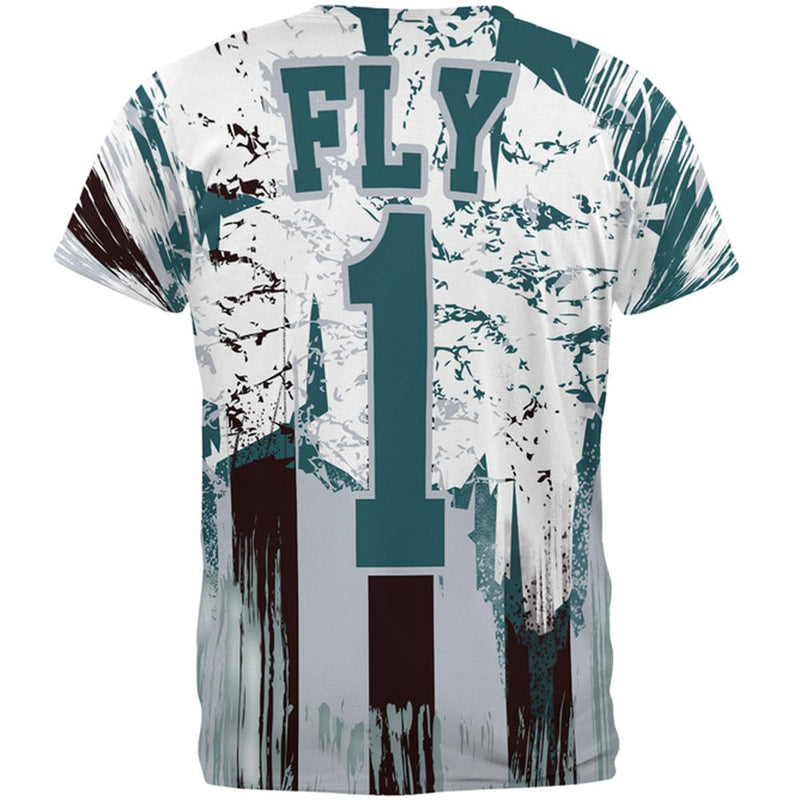 Patriotic Eagle of Philly All Over Mens T Shirt Men's T-Shirts Old Glory