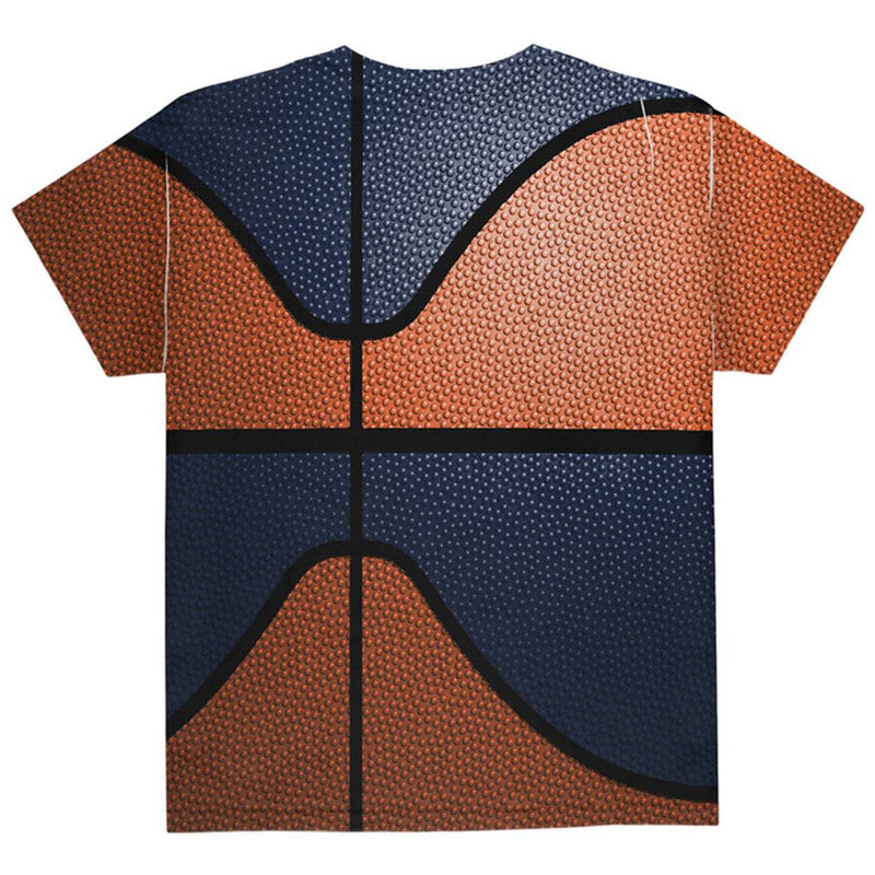 Championship Basketball Orange & Navy All Over Youth T Shirt Youth T-Shirts Old Glory