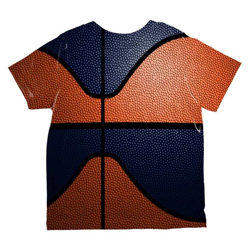 Championship Basketball Orange & Navy All Over Toddler T Shirt Toddler T-Shirts Old Glory