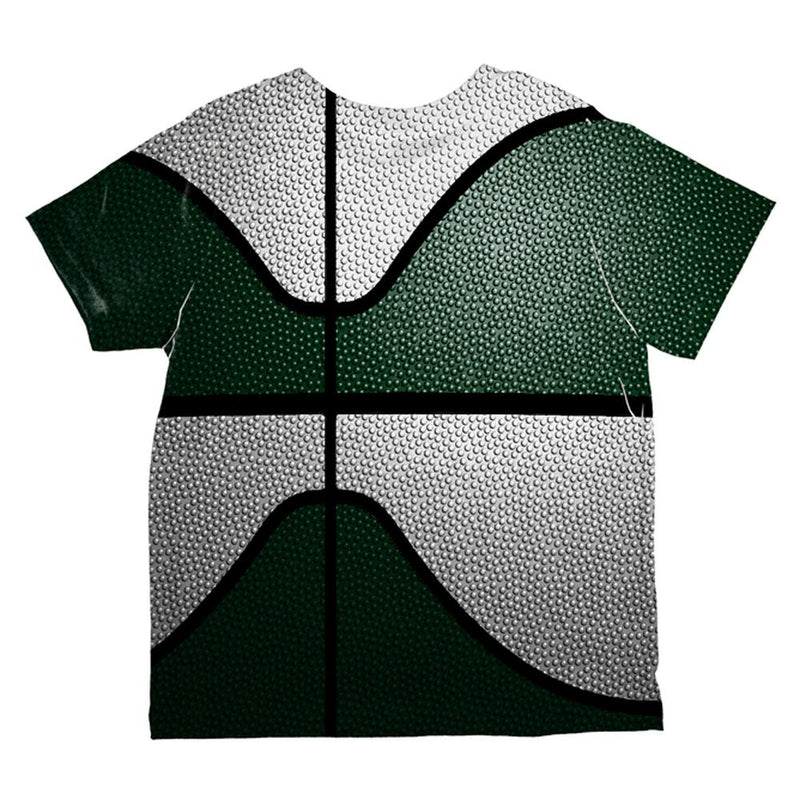 Championship Basketball Forest Green & White All Over Toddler T Shirt Toddler T-Shirts Old Glory