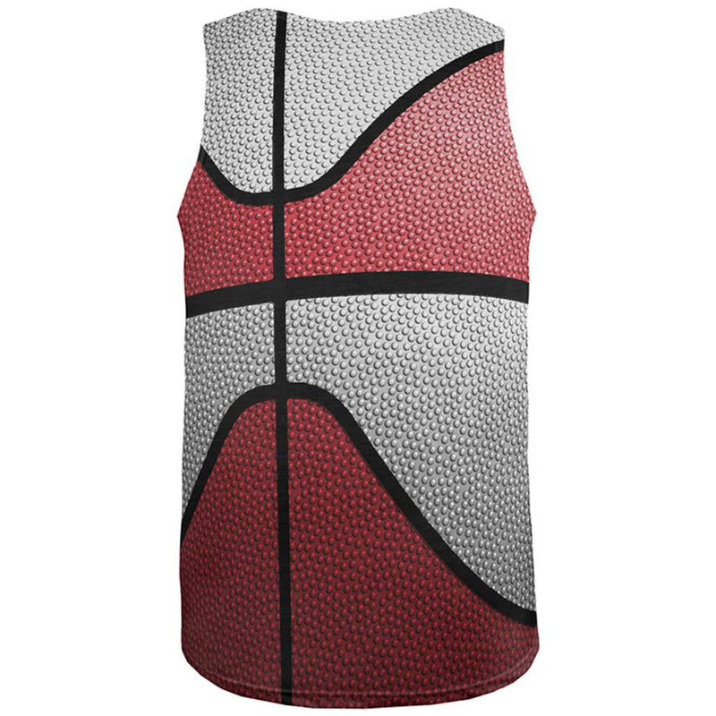 Championship Basketball Red & White All Over Mens Tank Top Men's Tank Tops Old Glory