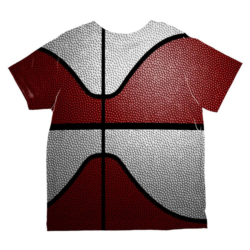 Championship Basketball Maroon & White All Over Toddler T Shirt Toddler T-Shirts Old Glory