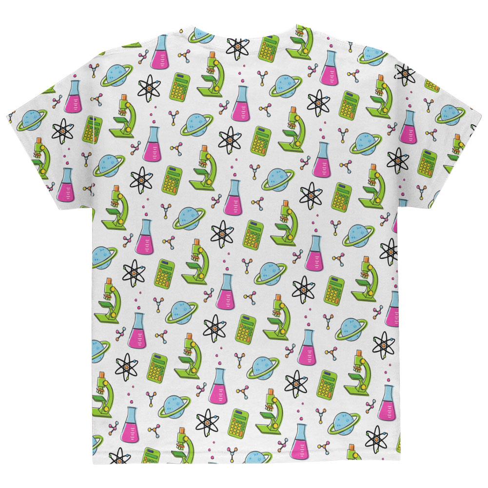 Offset Science Repeat Teacher Gift All Over Youth T Shirt Youth T-Shirts Old Glory