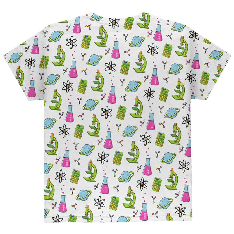 Offset Science Repeat Teacher Gift All Over Youth T Shirt Youth T-Shirts Old Glory