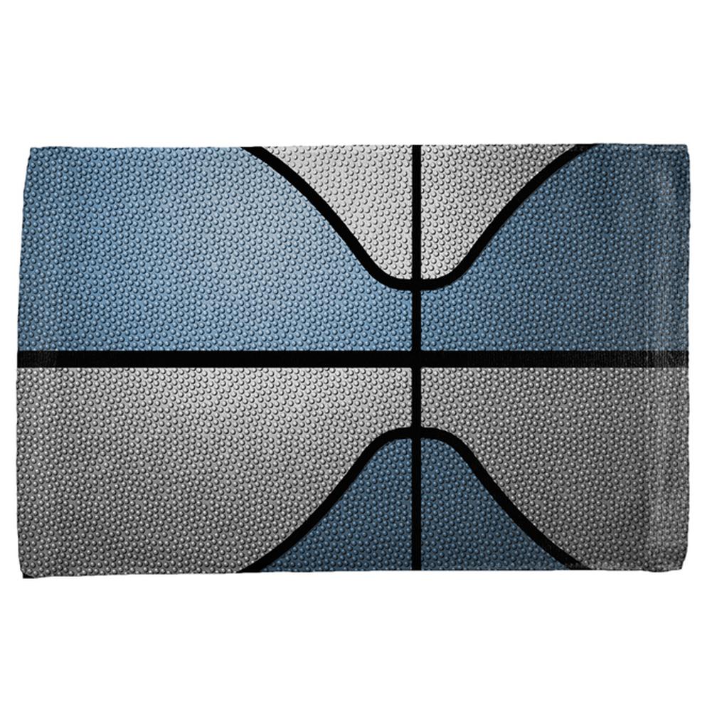 Championship Basketball Light Blue & White All Over Sport Towel Hand Towel Old Glory OS Multi