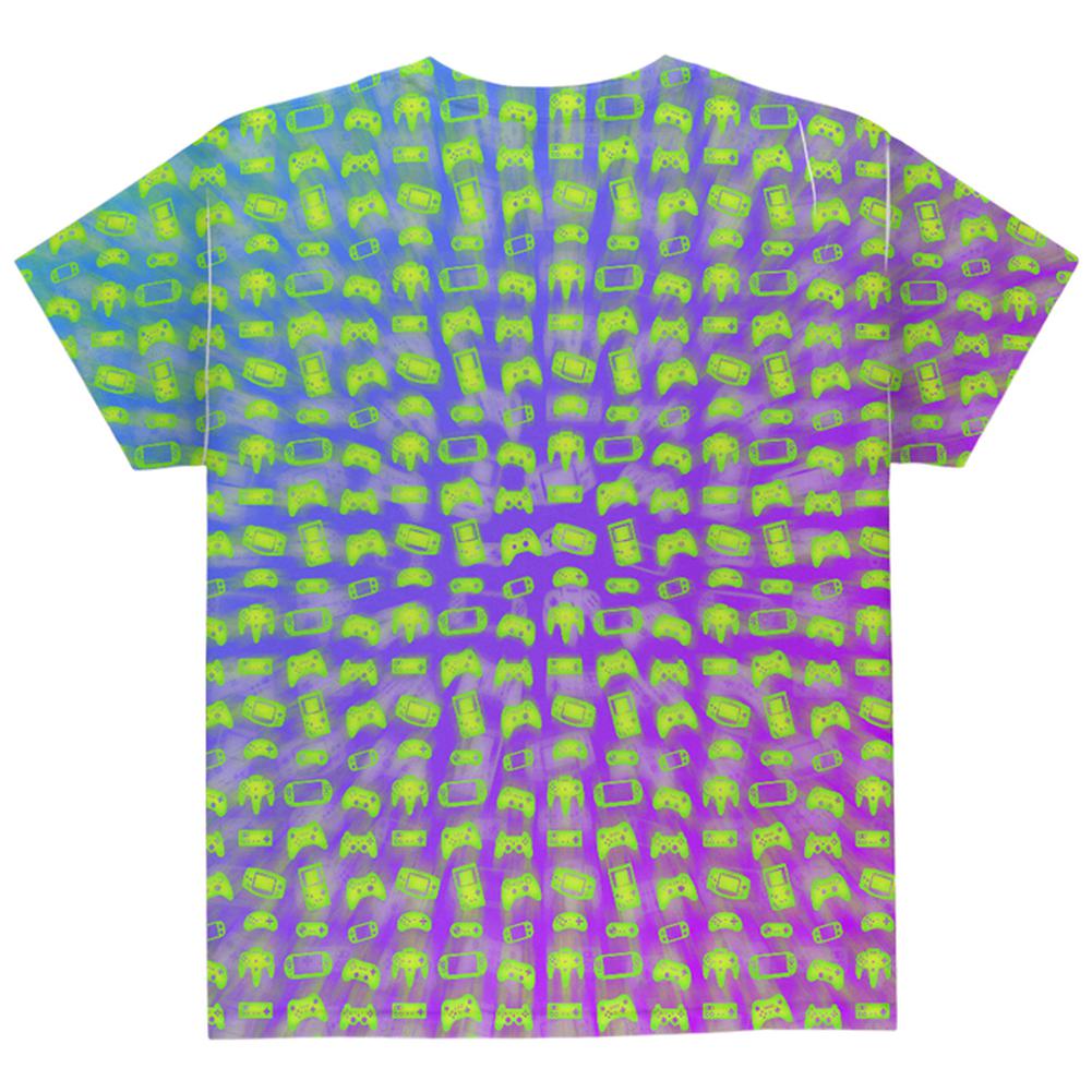 Choose your Weapon Wisely Pattern Video Games All Over Youth T Shirt Youth T-Shirts Old Glory