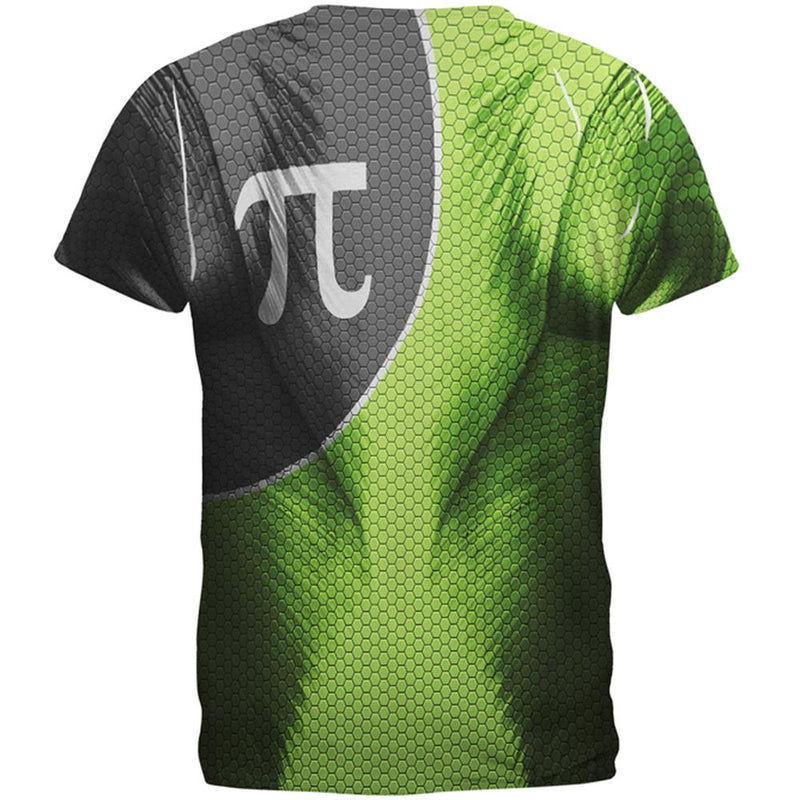 Captain Pi the Irrational Superhero All Over Mens T Shirt Men's T-Shirts Old Glory