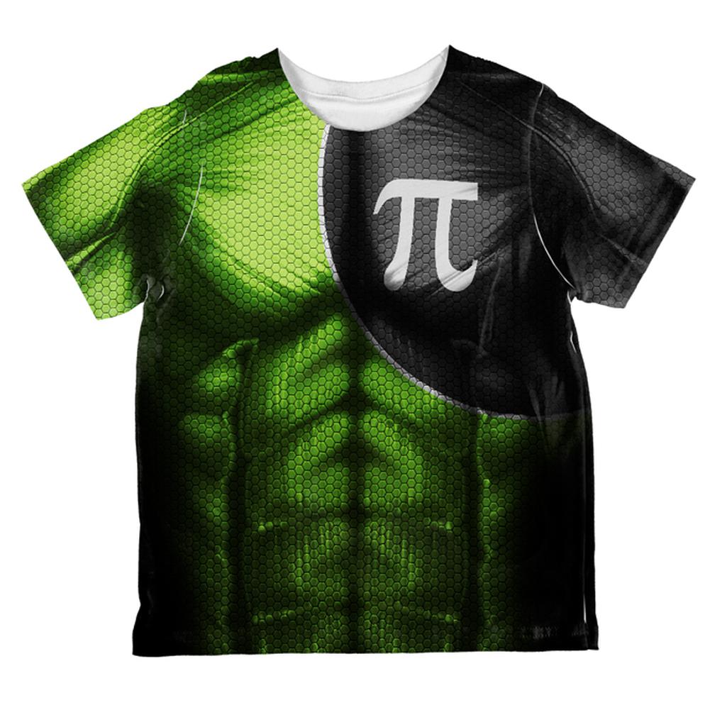 Captain Pi the Irrational Superhero All Over Toddler T Shirt Toddler T-Shirts Old Glory 2T Multi