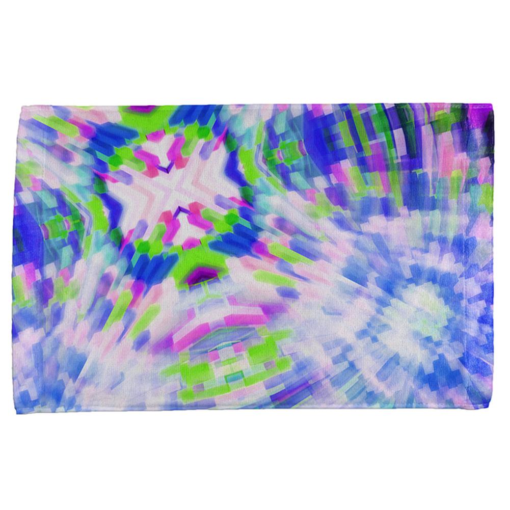 EDM DJ Retro Gamer Acid Trip All Over Hand Towel Hand Towel Old Glory OS Multi