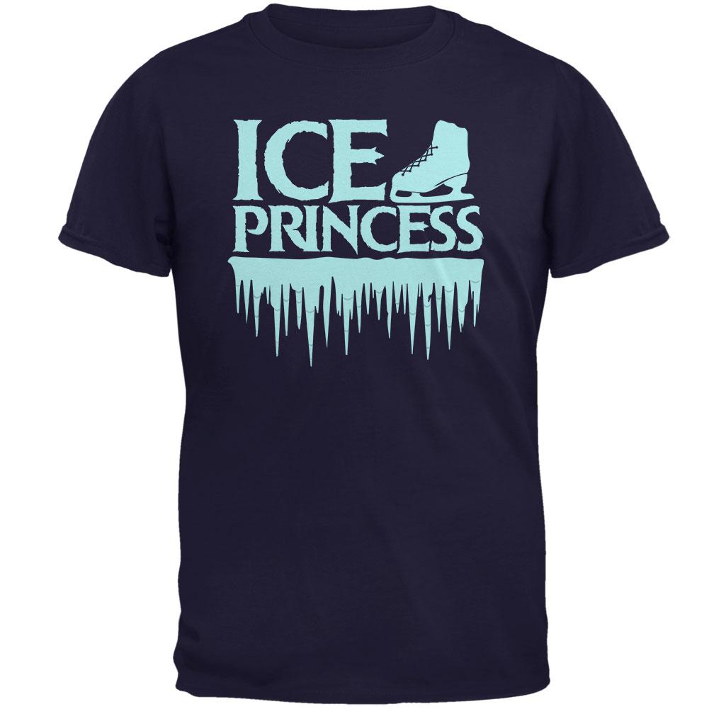 Ice Princess Figure Skating Mens T Shirt Men's T-Shirts Old Glory 2XL Navy