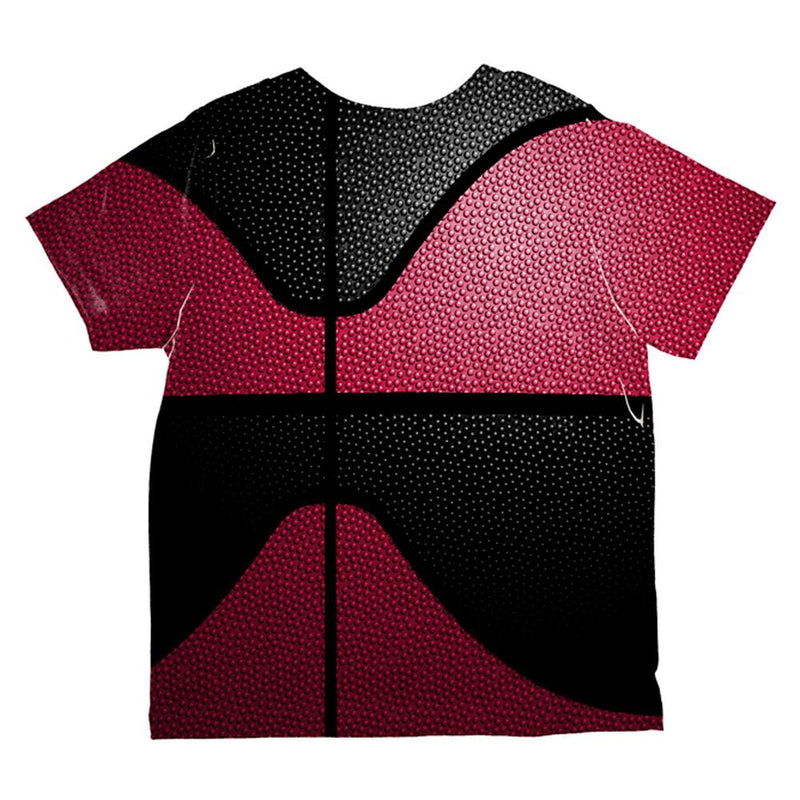 Championship Basketball Red and Black All Over Toddler T Shirt Toddler T-Shirts Old Glory