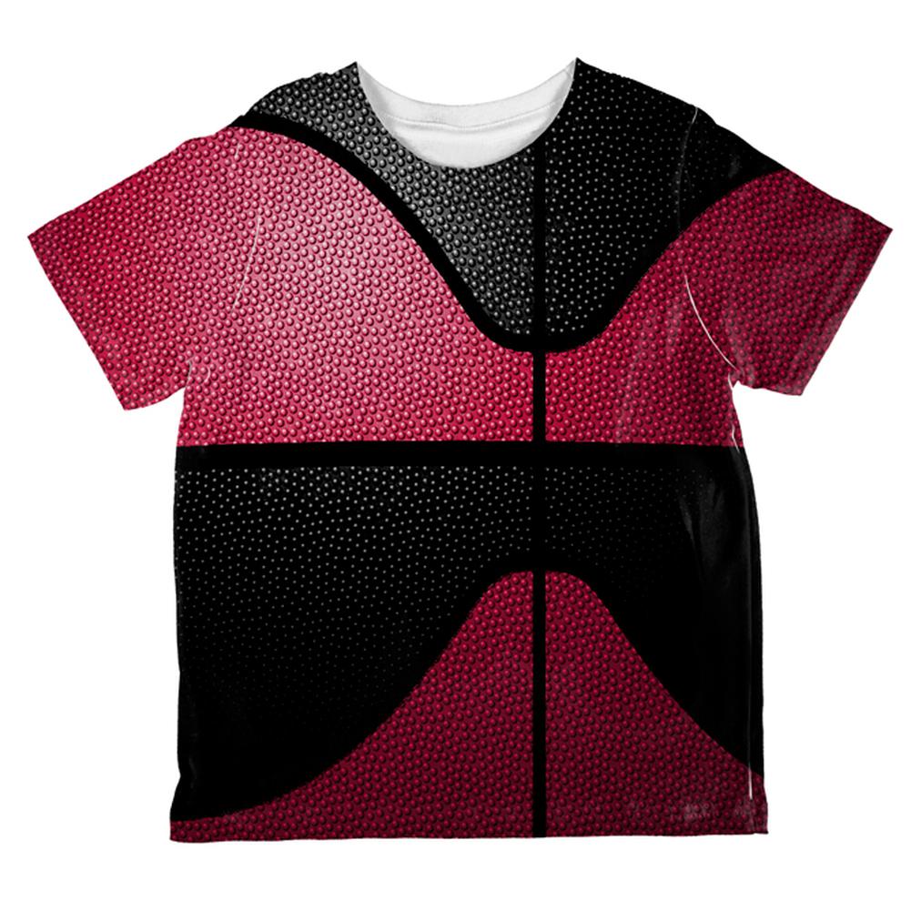 Championship Basketball Red and Black All Over Toddler T Shirt Toddler T-Shirts Old Glory 2T Multi
