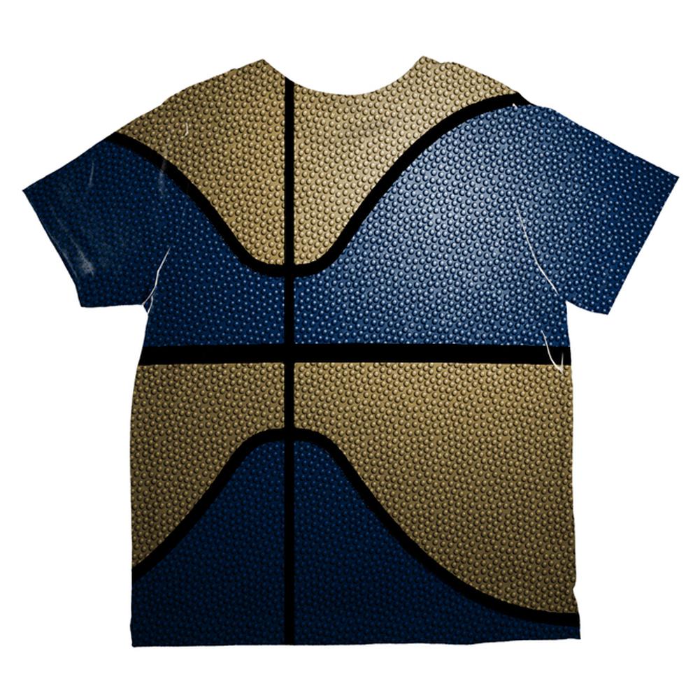 Championship Basketball Dark Blue and Gold All Over Toddler T Shirt Toddler T-Shirts Old Glory