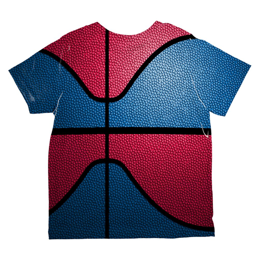 Championship Basketball Blue and Red All Over Toddler T Shirt Toddler T-Shirts Old Glory