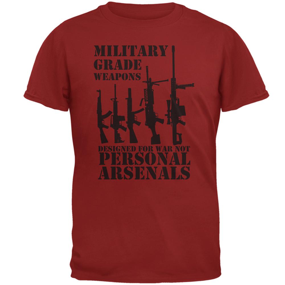 Military Grade Not Personal Arsenals Mens T Shirt Men's T-Shirts Old Glory 2XL Cardinal Red