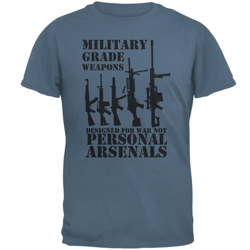 Military Grade Not Personal Arsenals Mens T Shirt Men's T-Shirts Old Glory 2XL Indigo Blue
