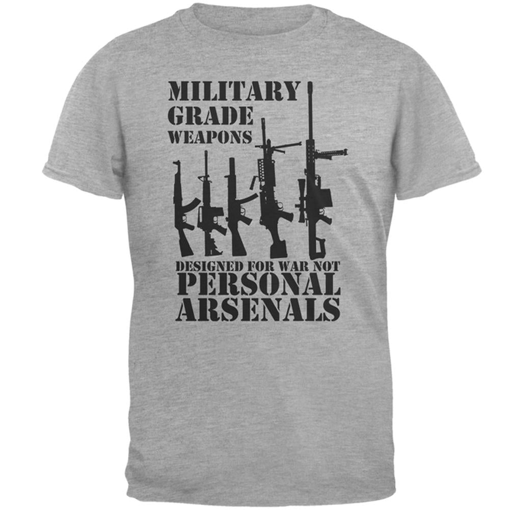 Military Grade Not Personal Arsenals Mens Soft T Shirt Men's T-Shirts Old Glory 2XL Heather
