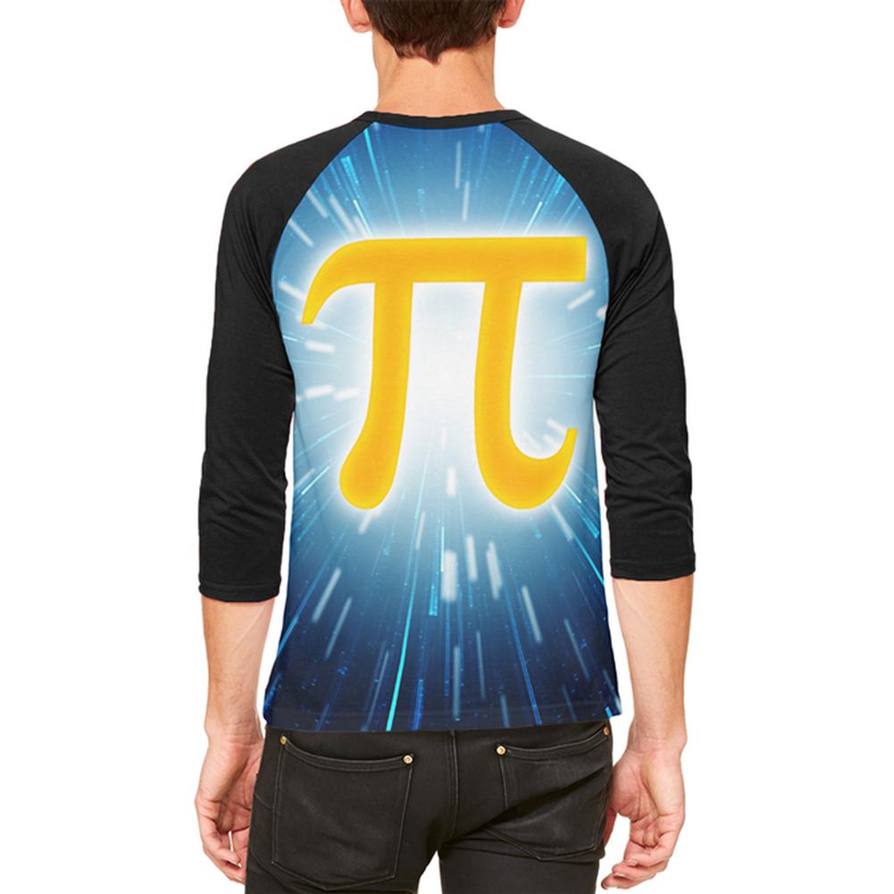 Come to the Math Side We have Pi Mens Raglan T Shirt Men's T-Shirts Old Glory