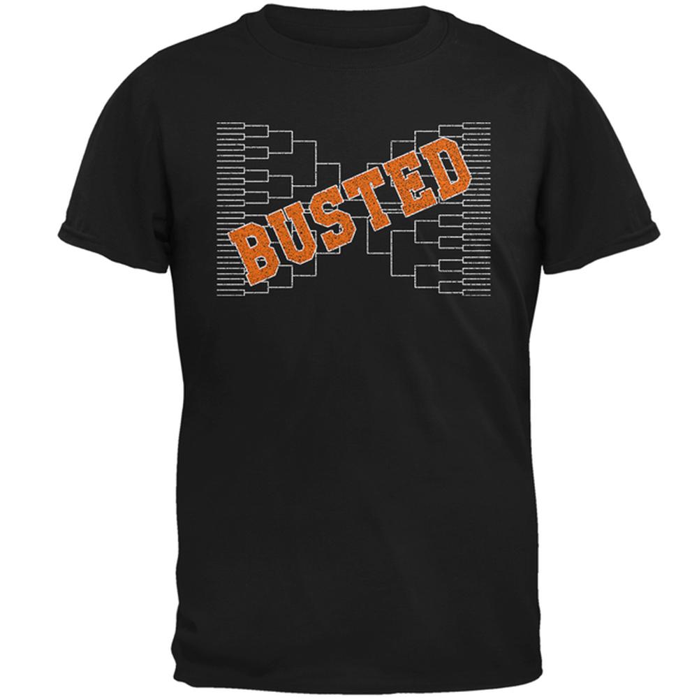 Bracketology BUSTED Mens T Shirt Men's T-Shirts Old Glory 2XL Black