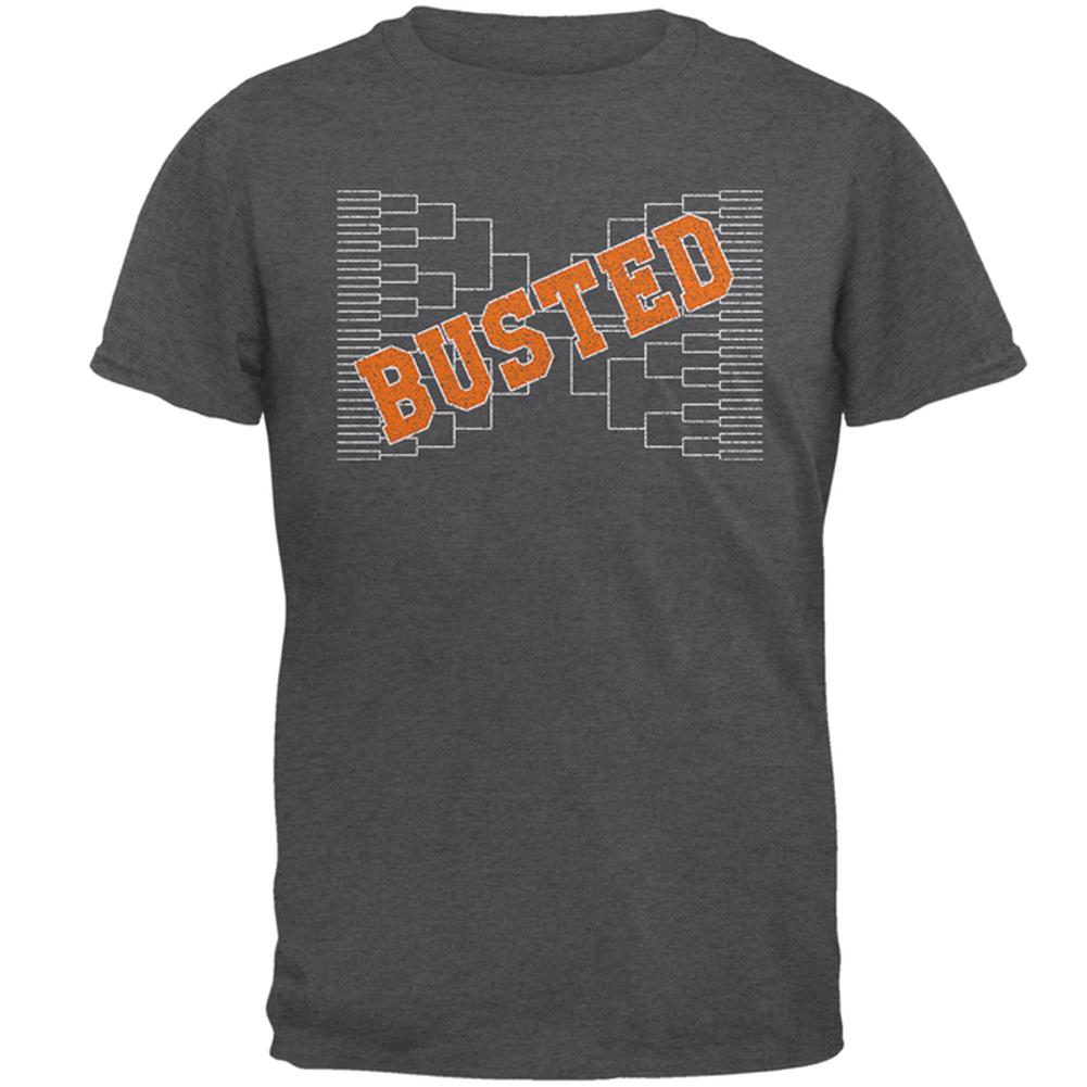 Bracketology BUSTED Mens T Shirt Men's T-Shirts Old Glory 2XL Dark Heather