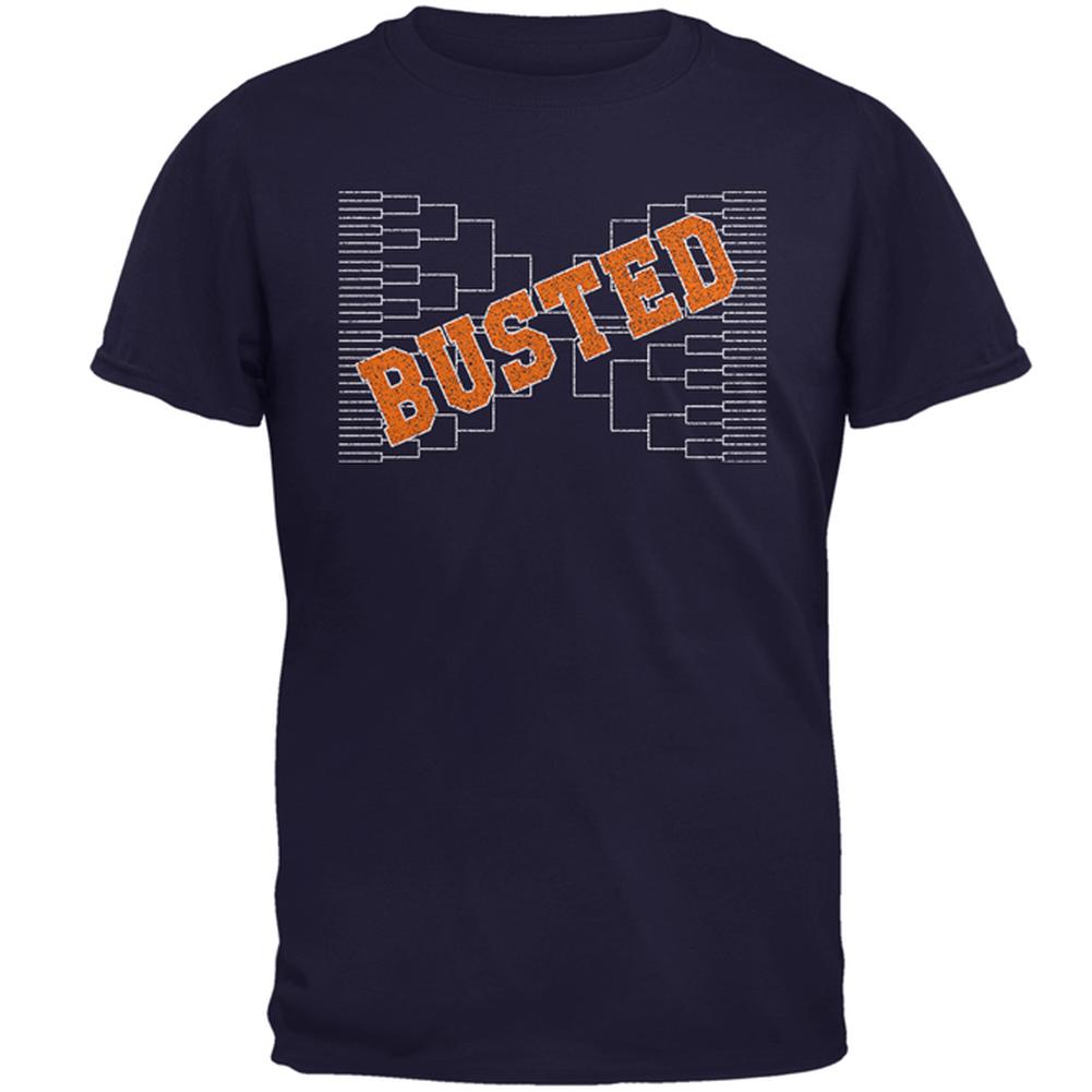 Bracketology BUSTED Mens T Shirt Men's T-Shirts Old Glory 2XL Navy