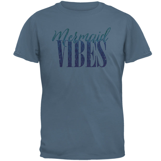 Mermaid Vibes Mens T Shirt Men's T-Shirts Old Glory 2XL Indigo Blue