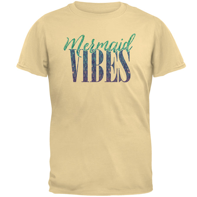 Mermaid Vibes Mens T Shirt Men's T-Shirts Old Glory 2XL Yellow Haze