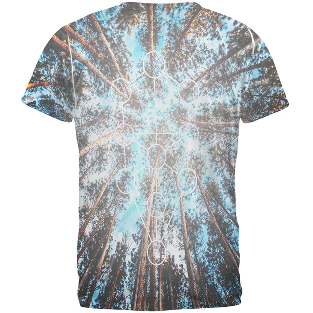 Earth Day May the Forest be with You All Over Mens T Shirt Men's T-Shirts Old Glory