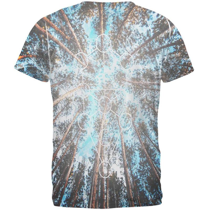 Earth Day May the Forest be with You All Over Mens T Shirt Men's T-Shirts Old Glory