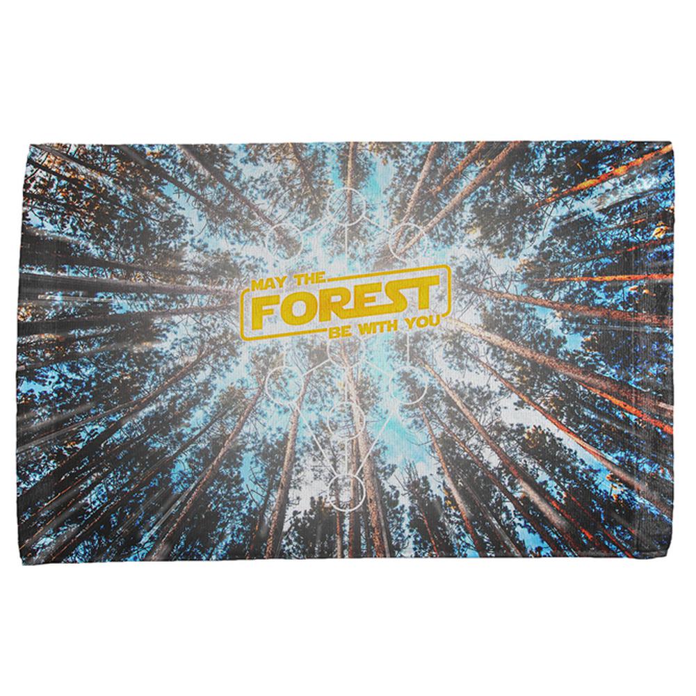 Earth Day May the Forest be with You All Over Sport Towel Sports Towels Old Glory OS Multi