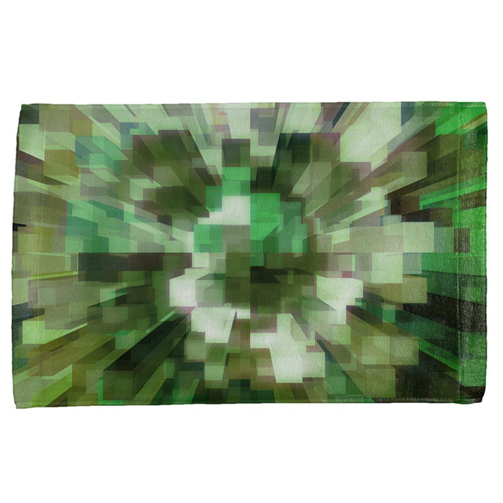World Game Builder Camo Blocks All Over Hand Towel Hand Towel Old Glory OS Multi